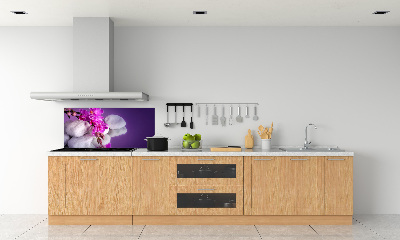 Cooker splashback Orchid