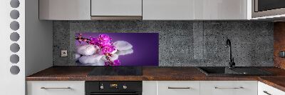 Cooker splashback Orchid