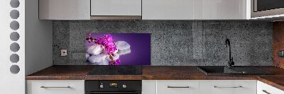 Cooker splashback Orchid