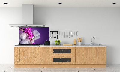 Cooker splashback Orchid