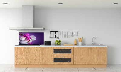 Cooker splashback Orchid