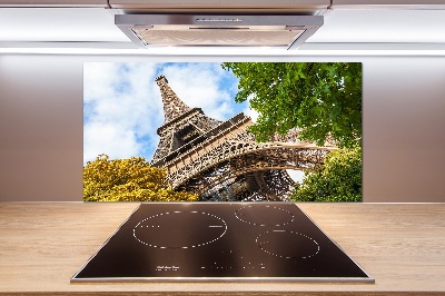 Kitchen wall panels Eiffel Paris tower