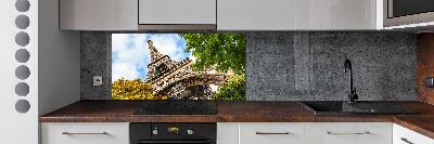 Kitchen wall panels Eiffel Paris tower