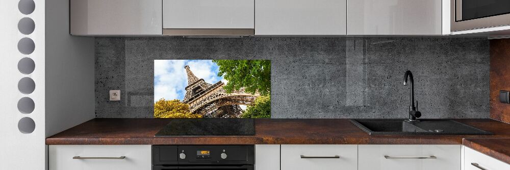 Kitchen wall panels Eiffel Paris tower