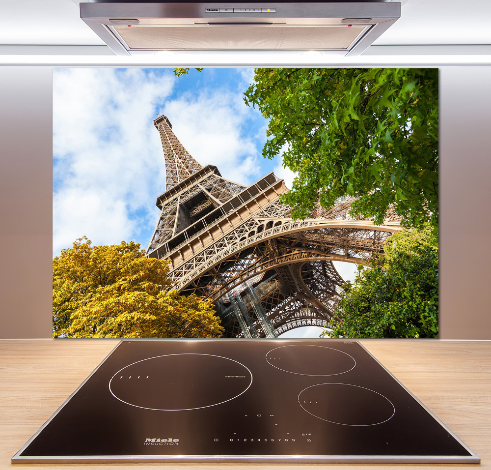 Kitchen wall panels Eiffel Paris tower