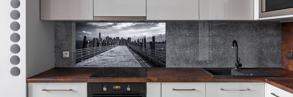 Kitchen wall panels New York Panorama