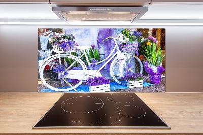 Cooker splashback White bike