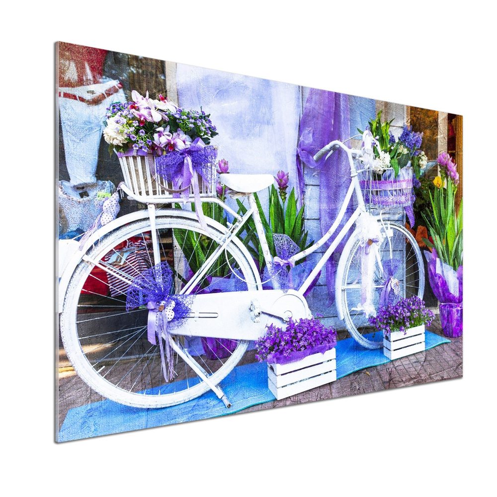 Cooker splashback White bike