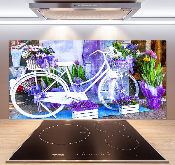 Cooker splashback White bike