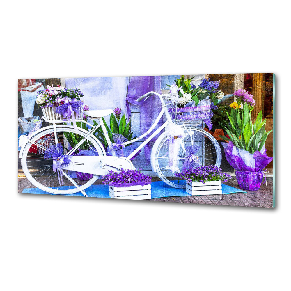 Cooker splashback White bike