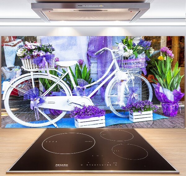 Cooker splashback White bike