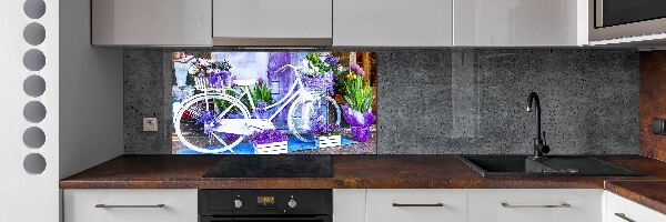 Cooker splashback White bike