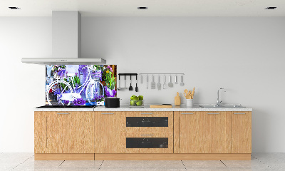 Cooker splashback White bike