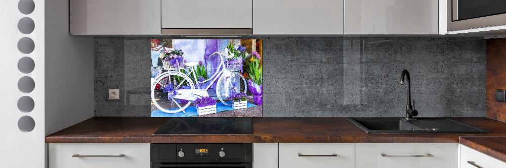 Cooker splashback White bike