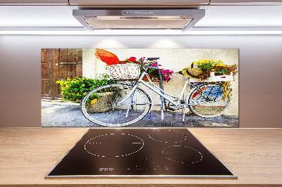 Cooker splashback White bike