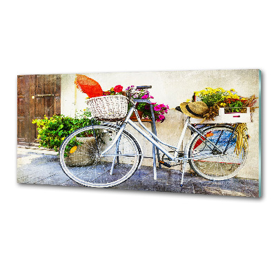 Cooker splashback White bike