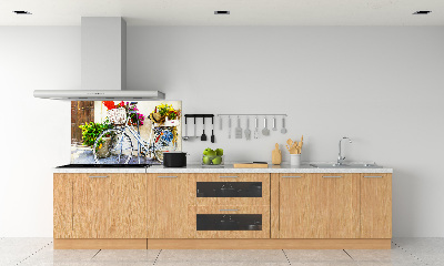 Cooker splashback White bike