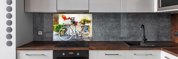 Cooker splashback White bike