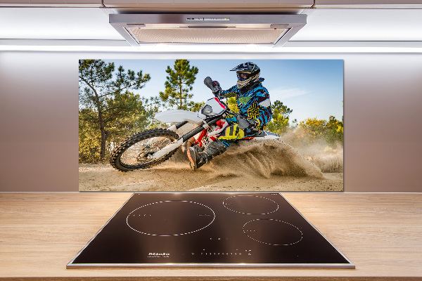 Cooker splashback Motocross