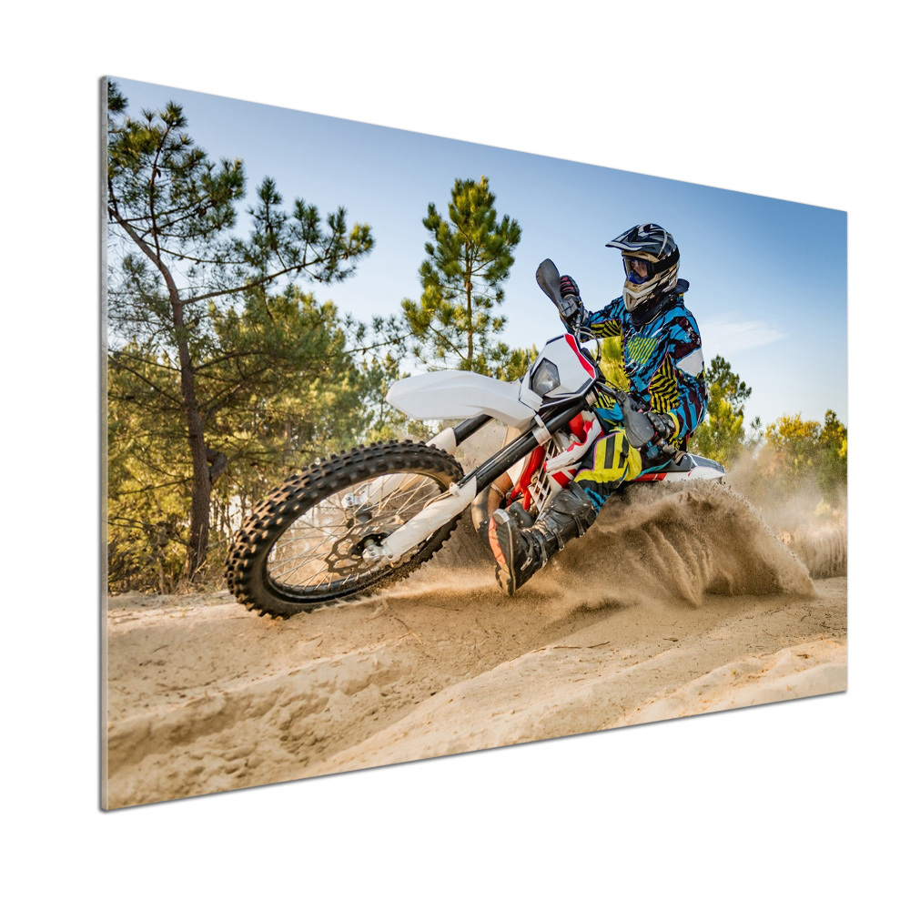 Cooker splashback Motocross