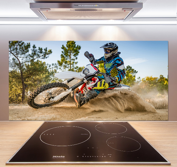 Cooker splashback Motocross