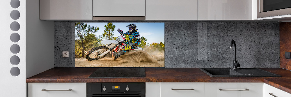 Cooker splashback Motocross