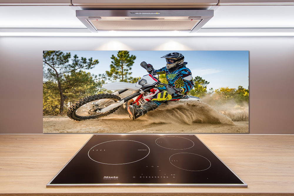 Cooker splashback Motocross