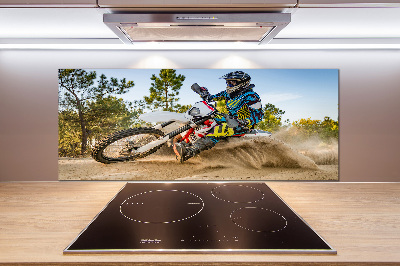 Cooker splashback Motocross