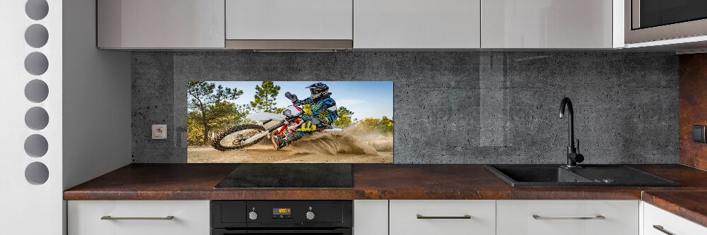 Cooker splashback Motocross