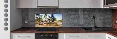 Cooker splashback Motocross