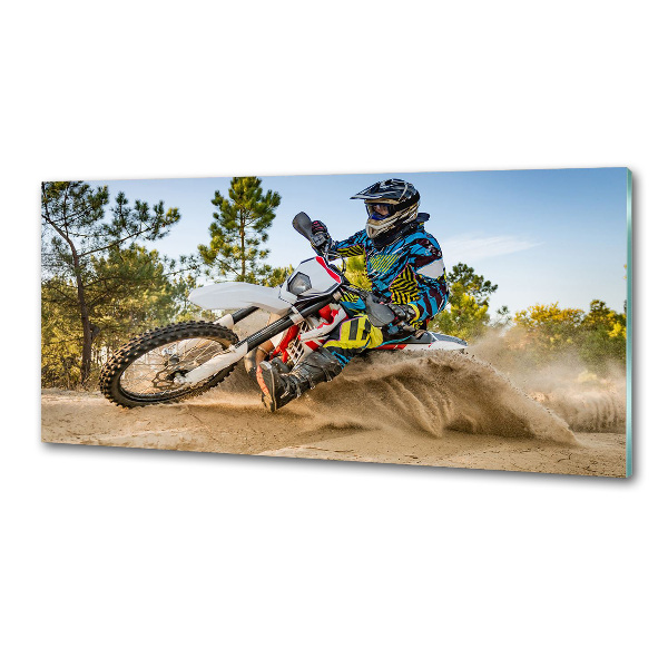 Cooker splashback Motocross