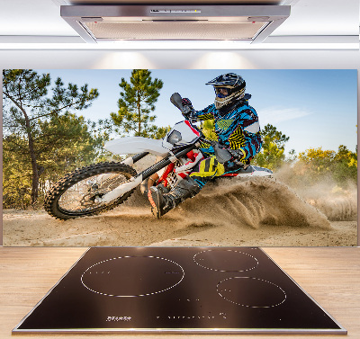 Cooker splashback Motocross