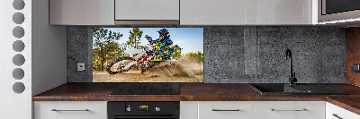 Cooker splashback Motocross