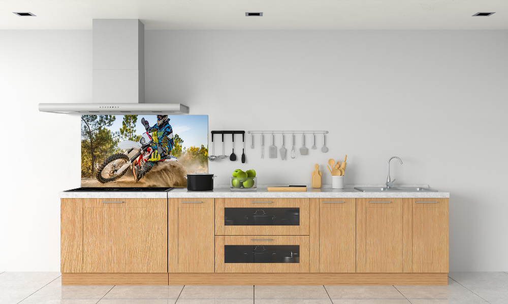 Cooker splashback Motocross