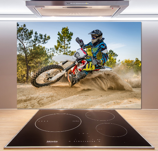 Cooker splashback Motocross