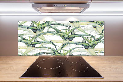 Cooker splashback Aloe