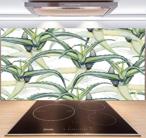 Cooker splashback Aloe