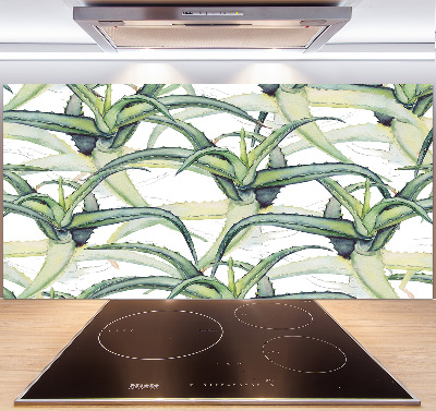 Cooker splashback Aloe