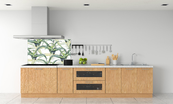 Cooker splashback Aloe