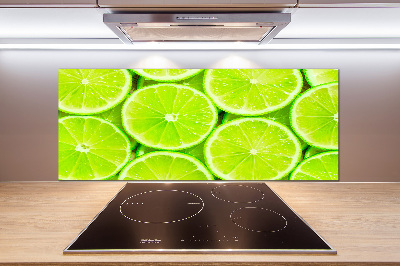 Cooker splashback Lime