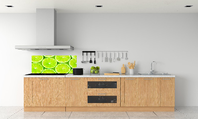 Cooker splashback Lime