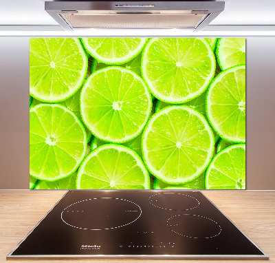 Cooker splashback Lime