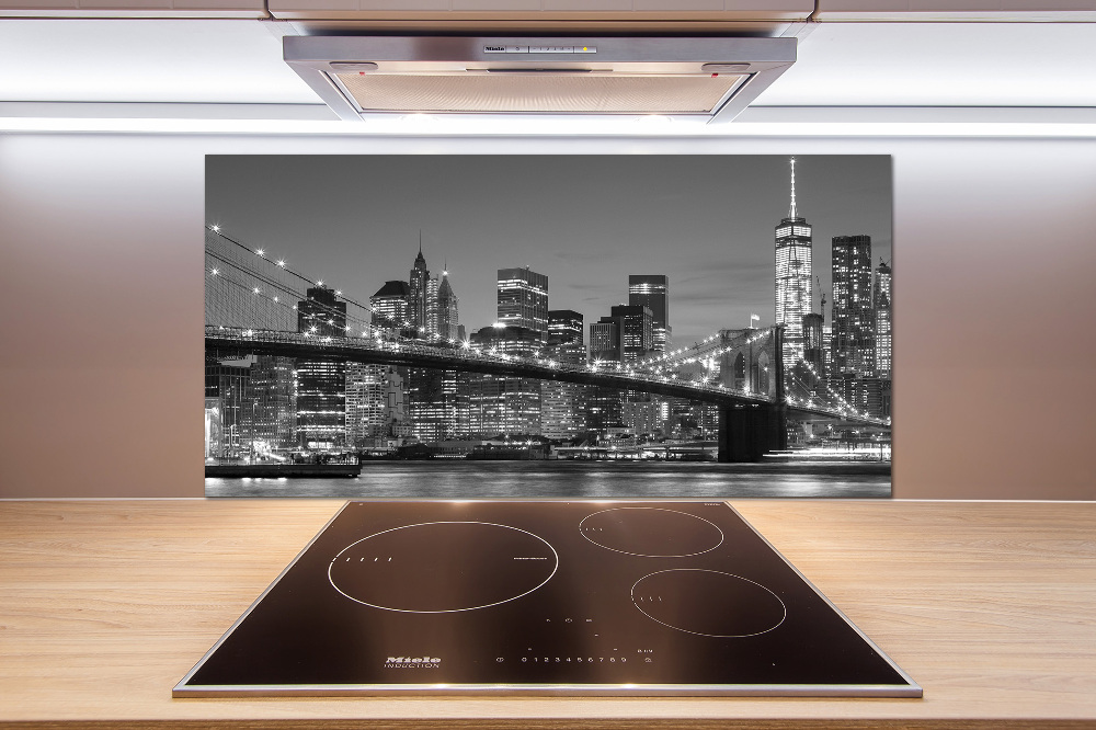 Cooker splashback Manhattan at night