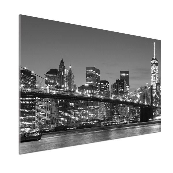 Cooker splashback Manhattan at night