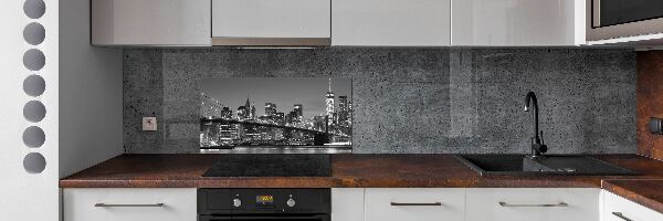 Cooker splashback Manhattan at night