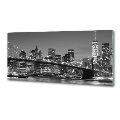 Cooker splashback Manhattan at night