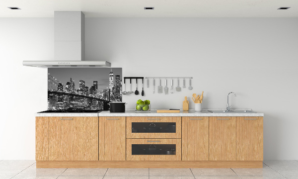 Cooker splashback Manhattan at night