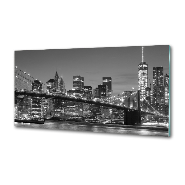 Cooker splashback Manhattan at night