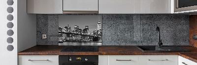 Cooker splashback Manhattan at night