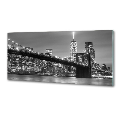 Cooker splashback New York at night